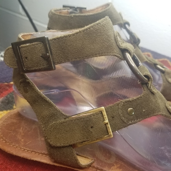 OTBT Fallbrook green suede gladiator sandals - Picture 12 of 12